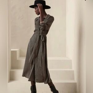 Banana Republic Rossa Midi Shirtdress Size M